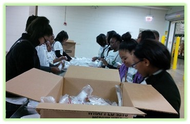 The Hillcrest Interact Club Visits The Greater Chicago Food Depository