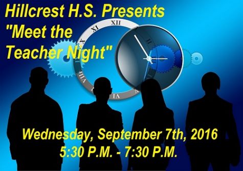 Hillcrest HS announces upcoming “Meet the Teacher Night”