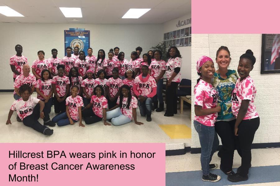 Hillcrest+BPA+Honors+Breast+Cancer+Awareness+Month
