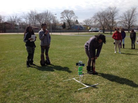 Hillcrest High School Algebra Students Launch Water Rockets