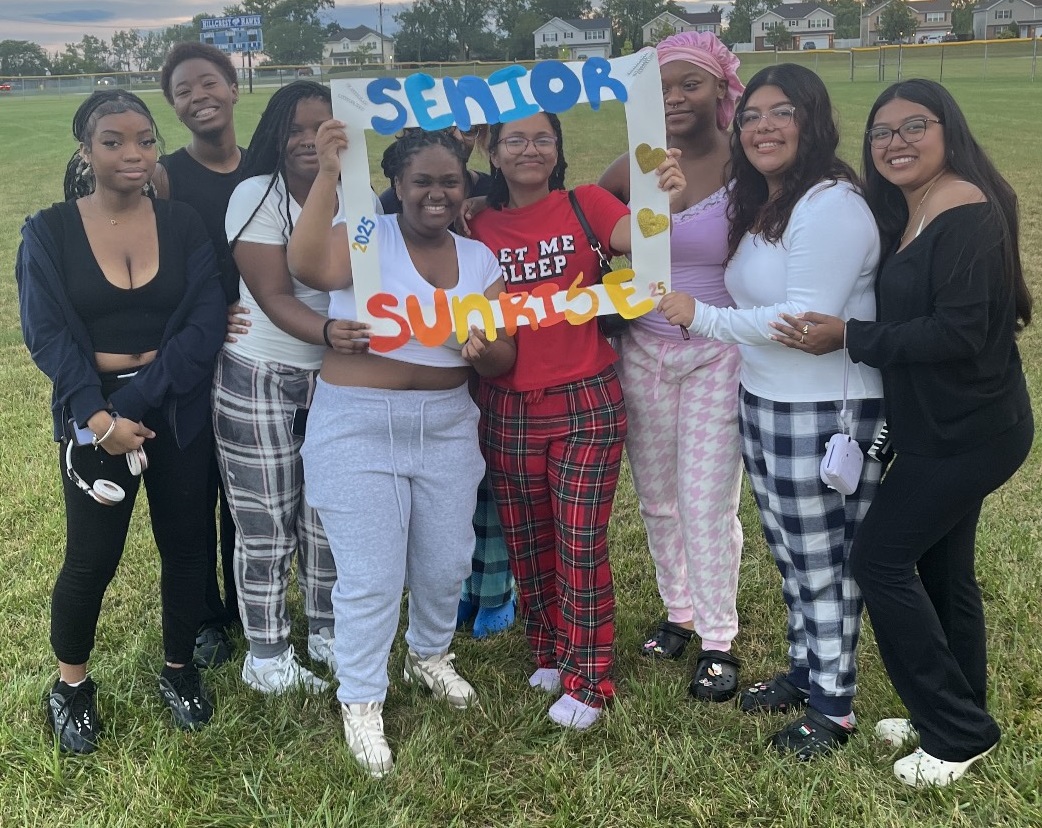 Seniors meet the morning together at the "Senior Sunrise" event  on Wednesday, August 28, 2024.