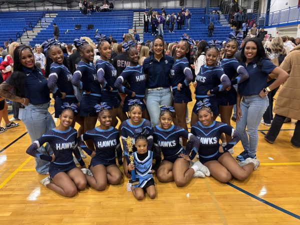 Hillcrest Cheer Sets the Tone for the Season at Carl Sandburg Invitational